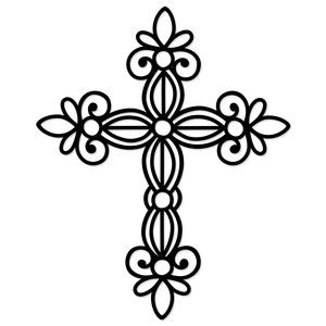 Crucifix Coloring Page at GetDrawings | Free download