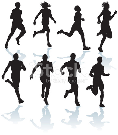 385x440 Pista Y Campo O El Jogging Y Cross Country Corredores Masculinos