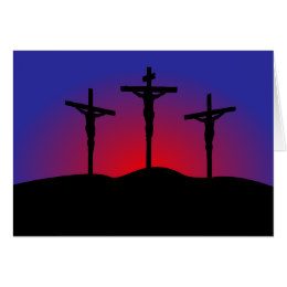 260x260 Sunset Silhouette Christmas Cards