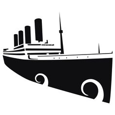 236x236 Clipart Black And White Cruise Ship