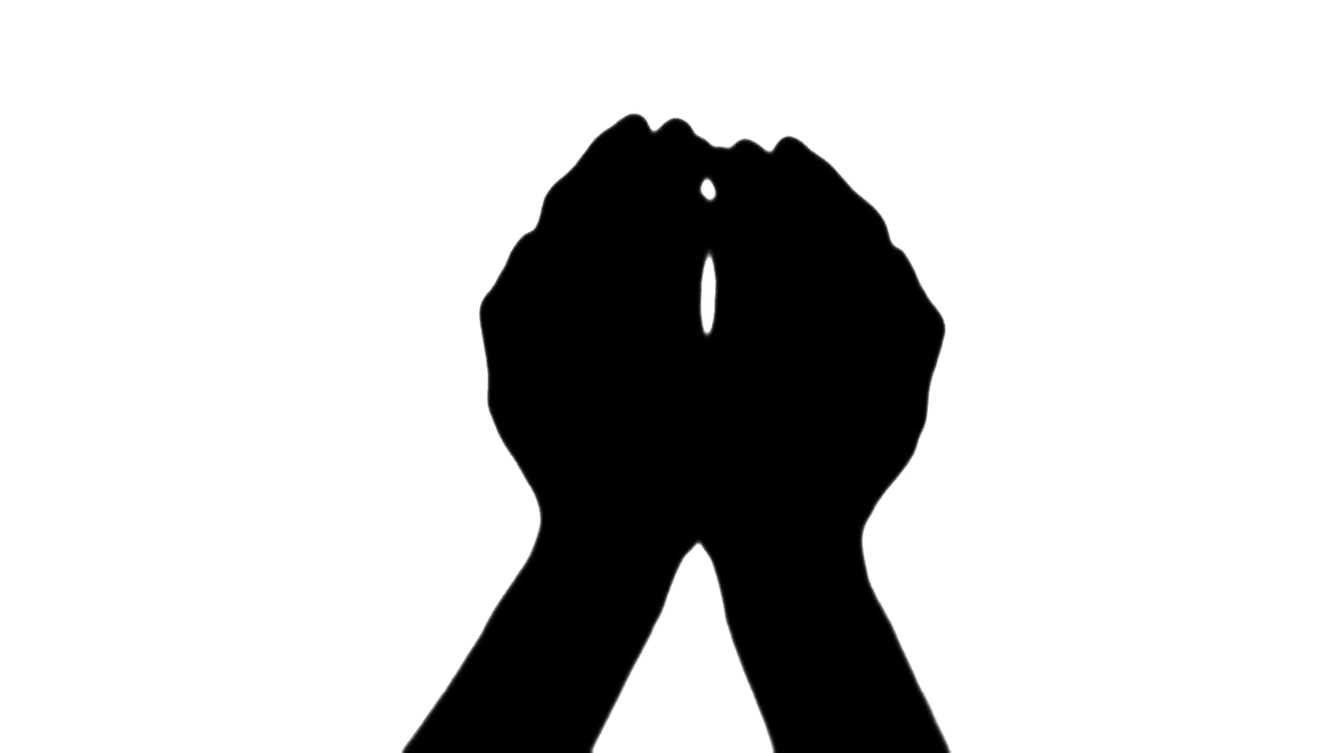 1920x1080 Cupped Hands White