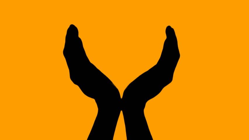 852x480 Giving Hands Silhouette