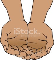 182x199 Cupped Hands Stock Vectors