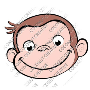 300x300 Curious Monkey Svg Etsy