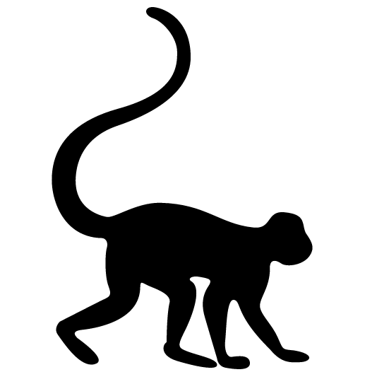 Curious George Silhouette at GetDrawings | Free download