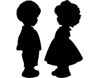 340x270 Little Girl Afro Svg Etsy