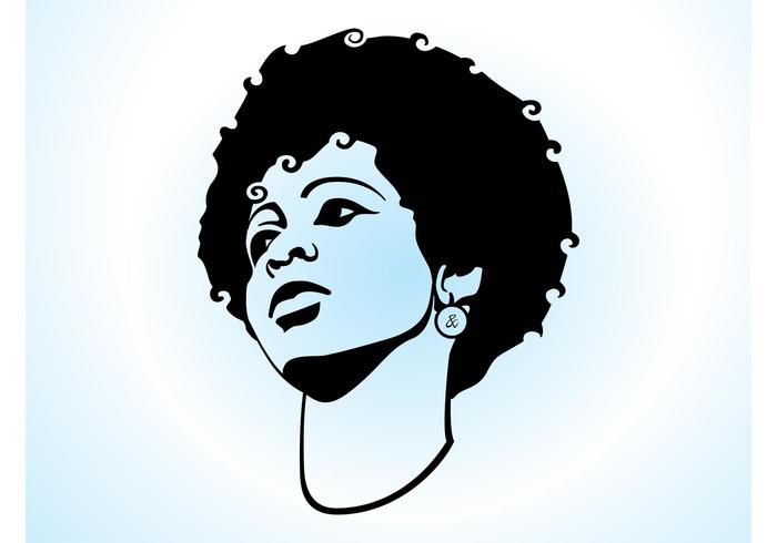 700x490 Curly Hair Free Vector Art
