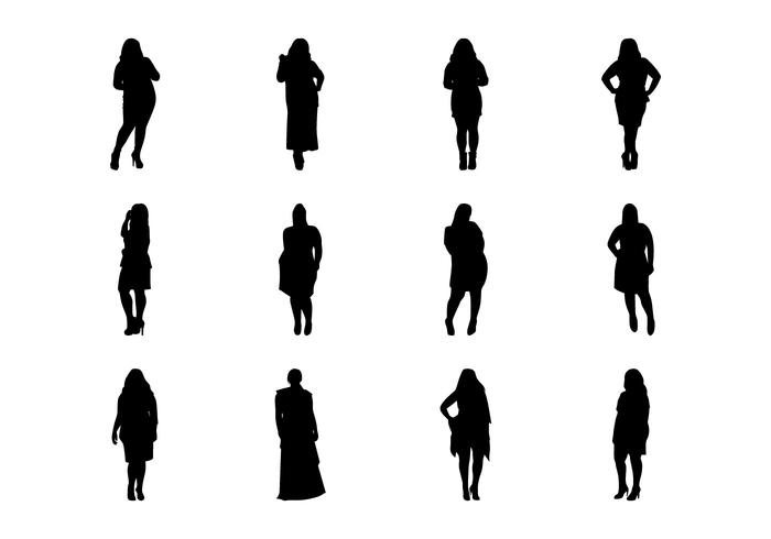 Download Curvy Woman Silhouette at GetDrawings.com | Free for ...