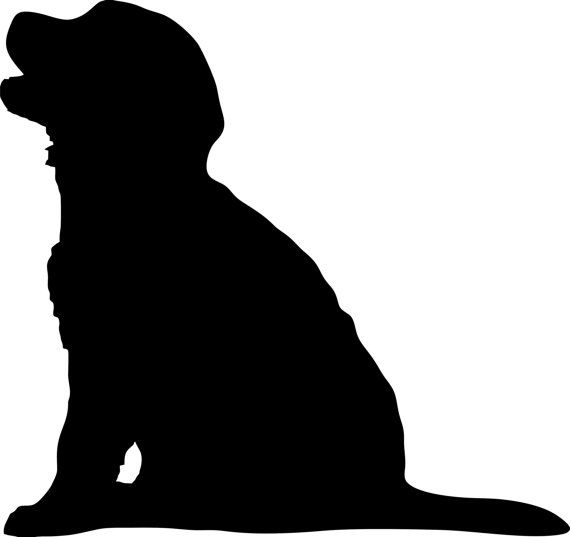 570x537 List Of Synonyms And Antonyms Of The Word Puppy Silhouette