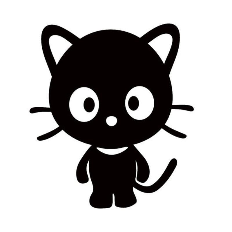 800x800 2018 Hotmeini Wholesale Cute Cat Silhouette Car Window Truck