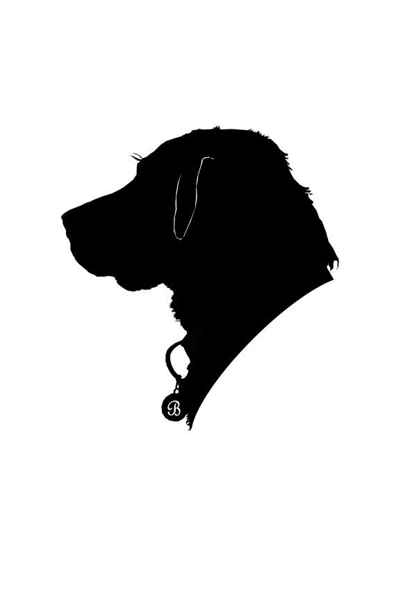 570x851 Your Child, Pet, Or Yourself Custom Silhouette Portrait. Not