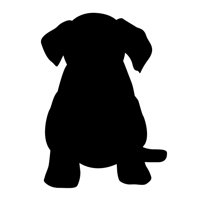 640x640 Puppy Animal Silhouette Free Illustrations