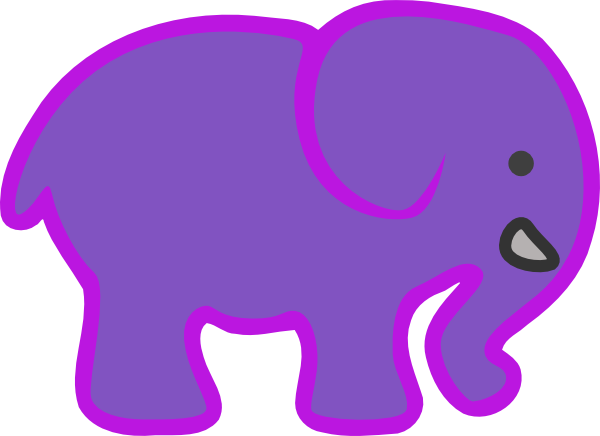 600x436 Elephant Silhouette Clip Art