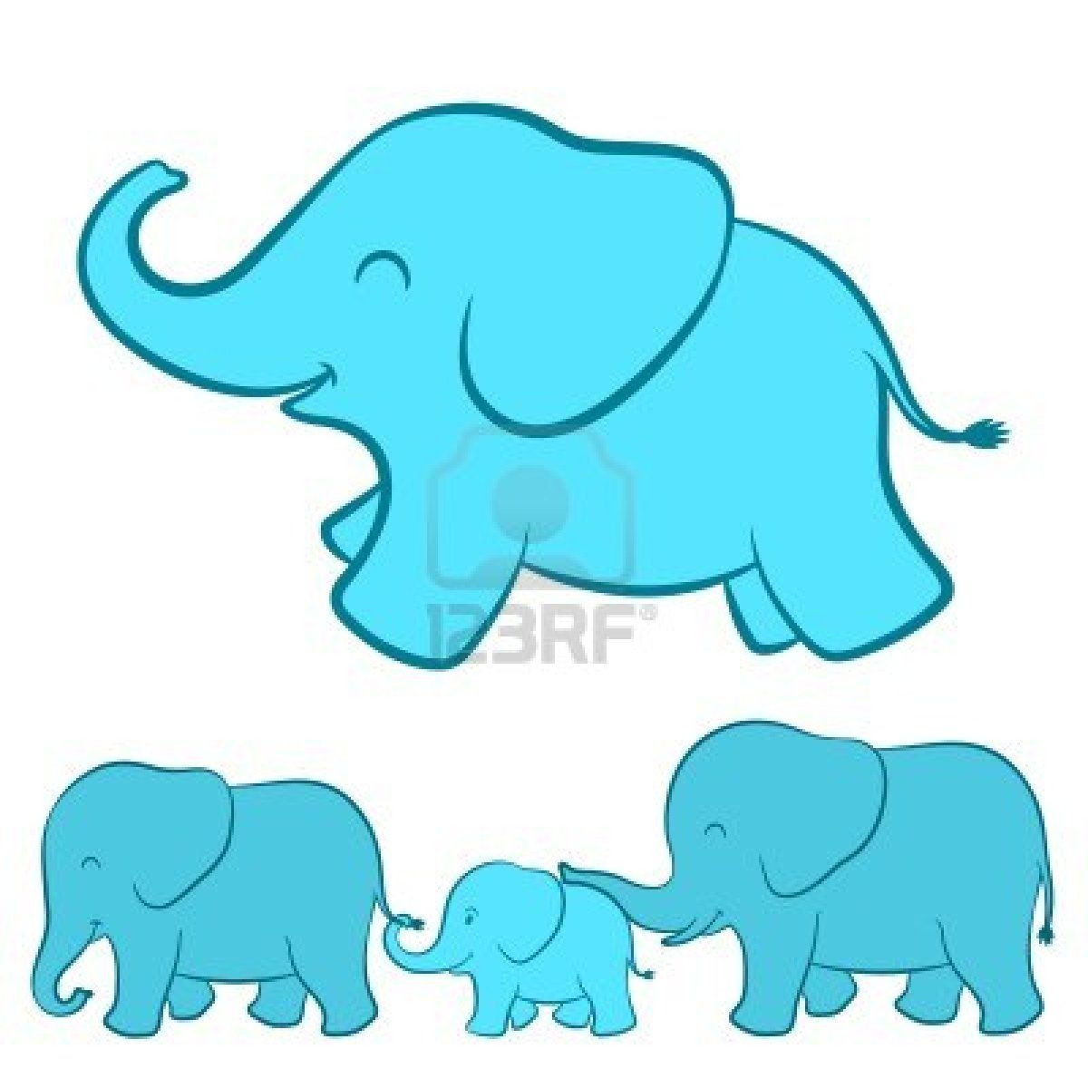 1200x1200 Cartoon Baby Elephant Family Inspiration For Cute Eye On The Baby
