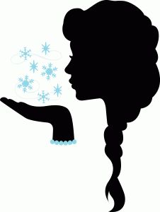 226x300 Elsa Silhouette Clipart
