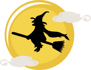 300x229 Flying Witch Svg Cut File Halloween Svg Files Cute Halloween Svg