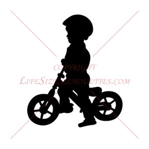 300x300 Silhouette Clipart Of Kids Riding Bikes