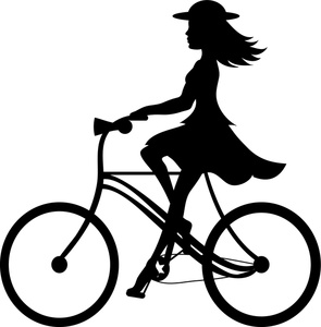 295x300 Bicycle Silhouette Clipart