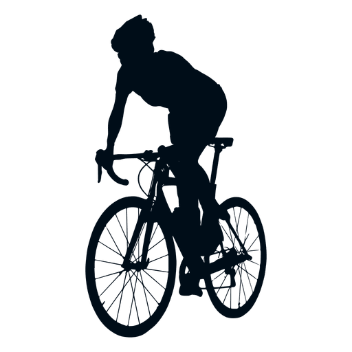 512x512 Cyclist Spriting Silhouette