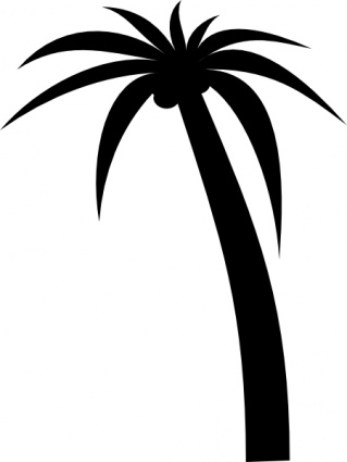 319x425 Palm Tree Background Clipart