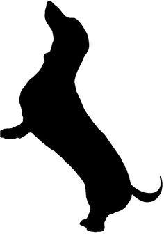 236x336 Dachshund Silhouette