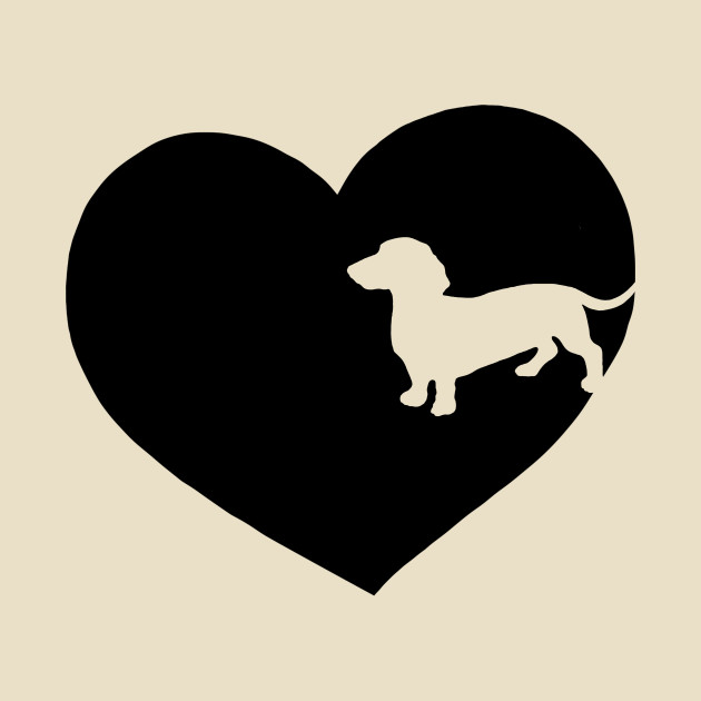 630x630 Dachshund Love Silhouette