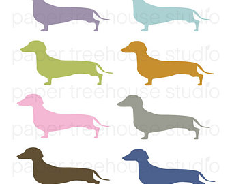 340x270 Dachshund Clipart Etsy