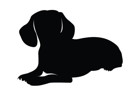 480x309 Dachshund Silhouette Vector Silhouettes Vector