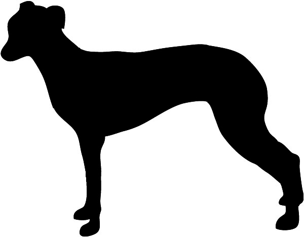 600x468 Dog Silhouette