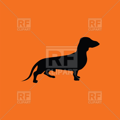 400x400 Dachshund Dog Icon Royalty Free Vector Clip Art Image