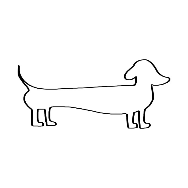 630x630 Dachshund Silhouette