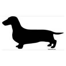 230x230 Dachshund Pattern. Use The Printable Outline For Crafts, Creating