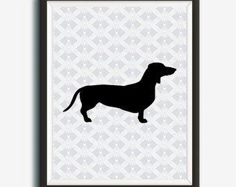 340x270 Dachshund Silhouette Etsy