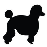 200x200 Breed Silhouette Templates For Retro Ornament Craft Modern Dog