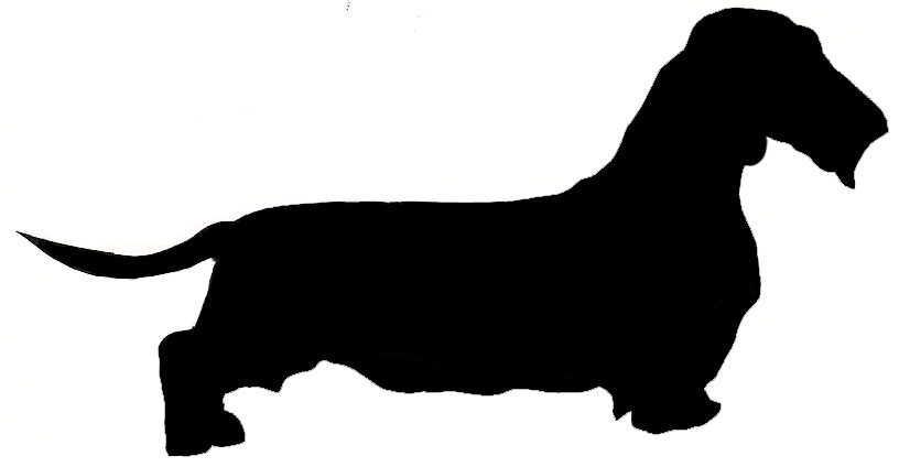816x424 Dachshund (Short Haired) Silhouette Dachshunds