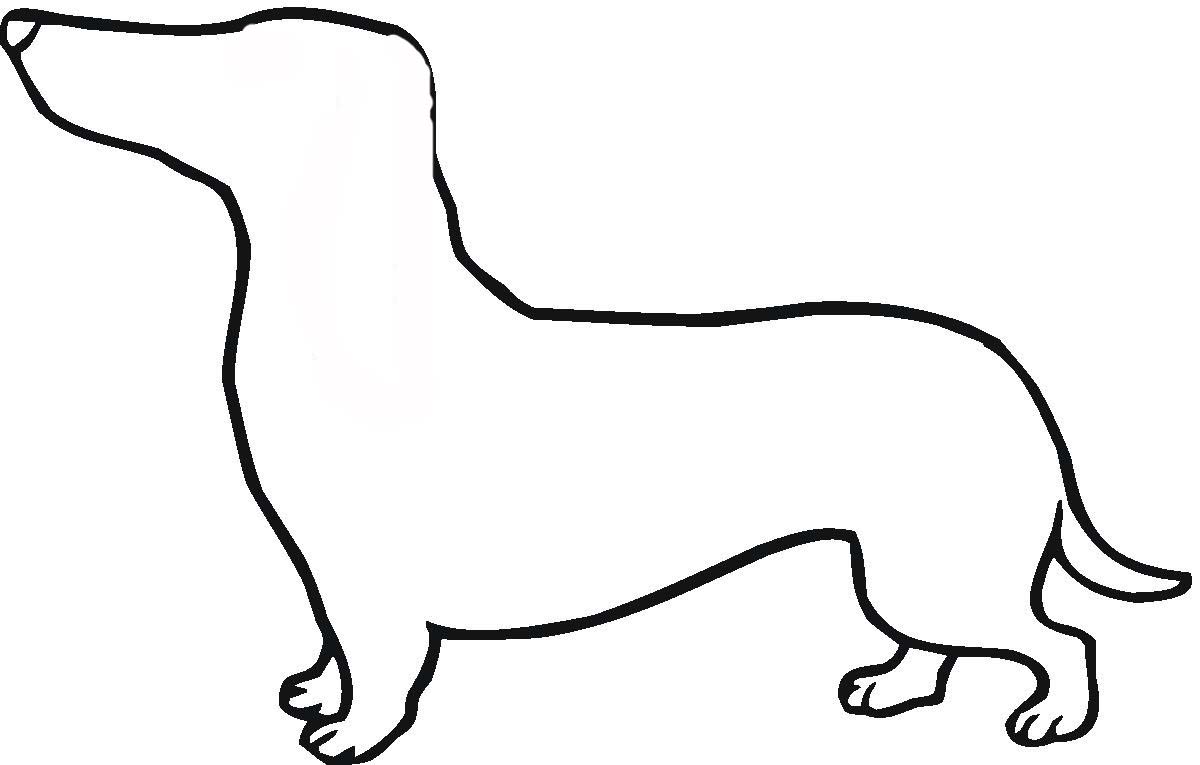 1200x765 Dachshund Clipart Outline 3211063