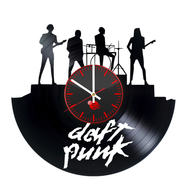 600x600 Daft Punk Band Handmade Vinyl Record Wall Clock