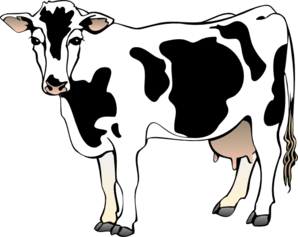 298x237 Dairy Cow Clip Art