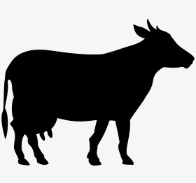 280x262 Cattle, Dairy Cow, Animal, Sketch Png Image And Clipart For Free