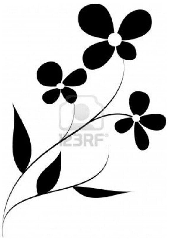 Daisy Flower Silhouette at GetDrawings | Free download