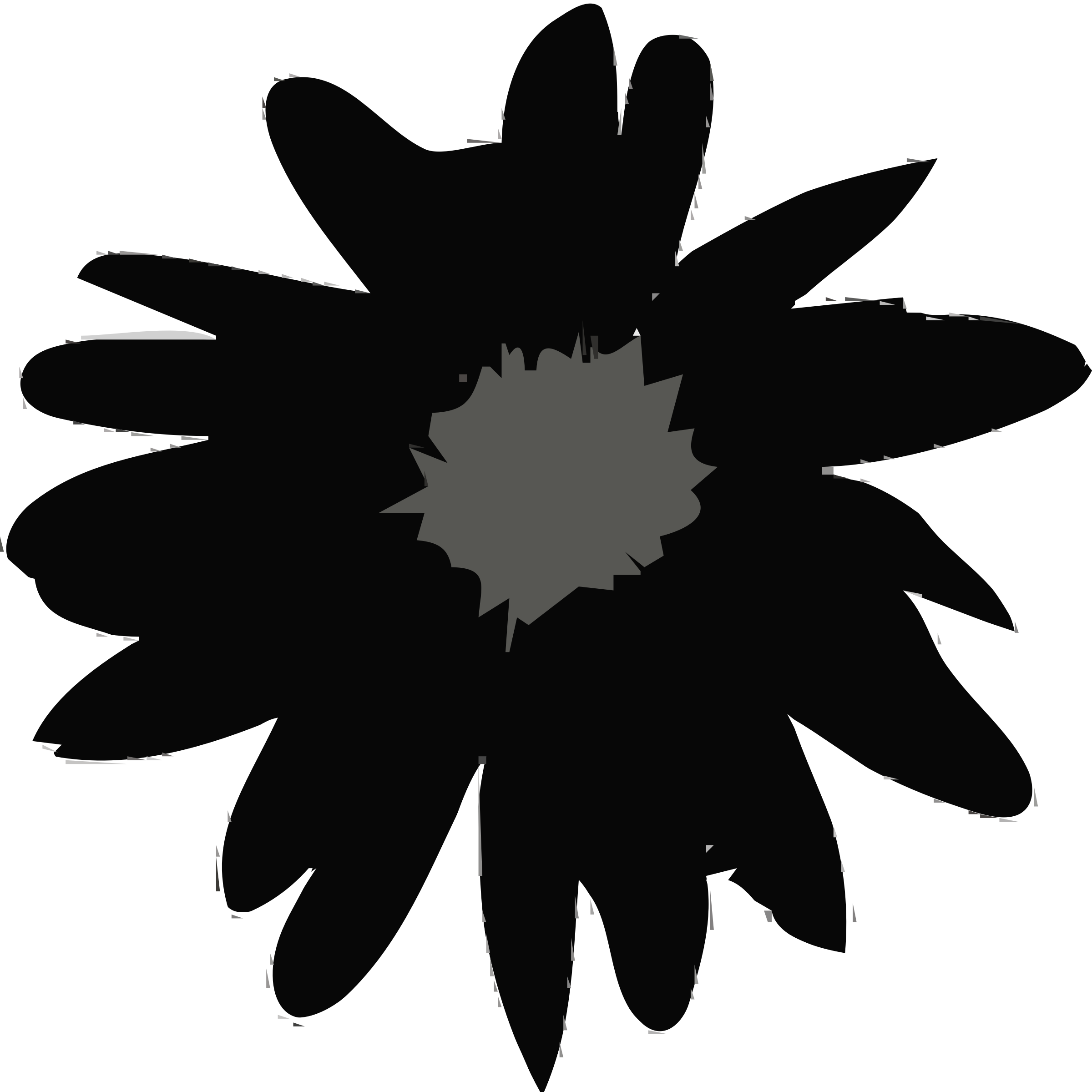 2400x2400 Ireland Daisy Silhouette Icons Png