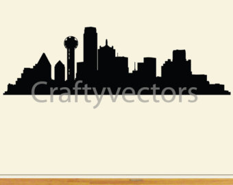 340x270 Dallas Skyline Etsy