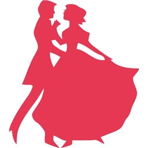 300x300 Silhouette Design Store Ballroom Dancing Couple Dance