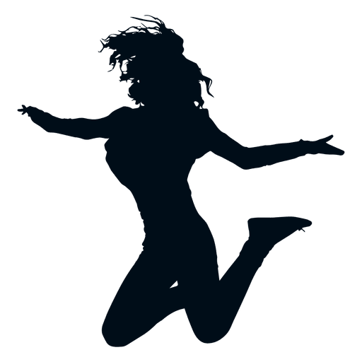 Dance Jump Silhouette at GetDrawings | Free download