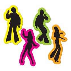 250x250 Retro 70's Silhouettes Disco Party, Discos And Silhouettes