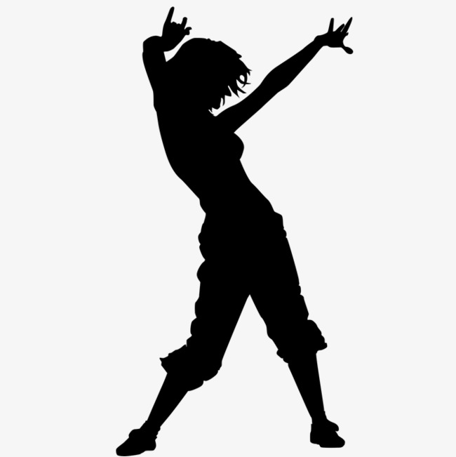 650x651 Silhouette Dancing, Action Silhouette, Silhouette, Character Icon