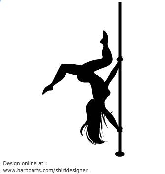 335x355 Pole Dancer Silhouette Clip Art