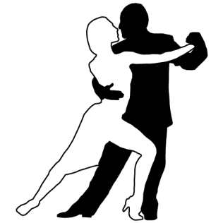 316x316 Dancer Silhouettes Graphics Free Vector 123freevectors