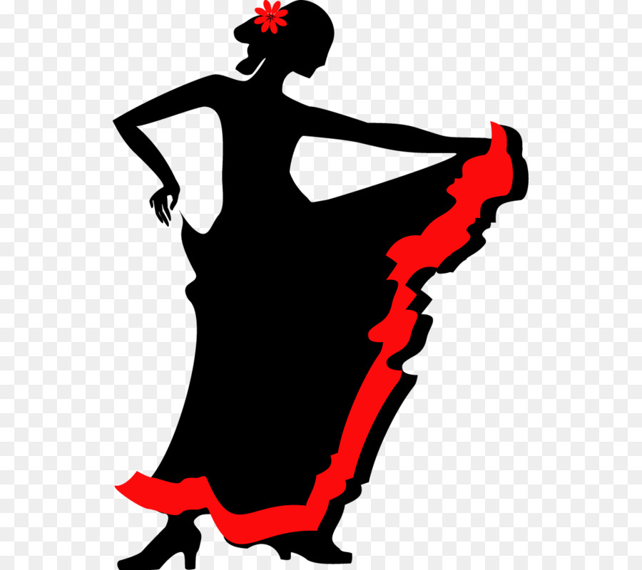 900x800 Flamenco Dance Silhouette Clip Art
