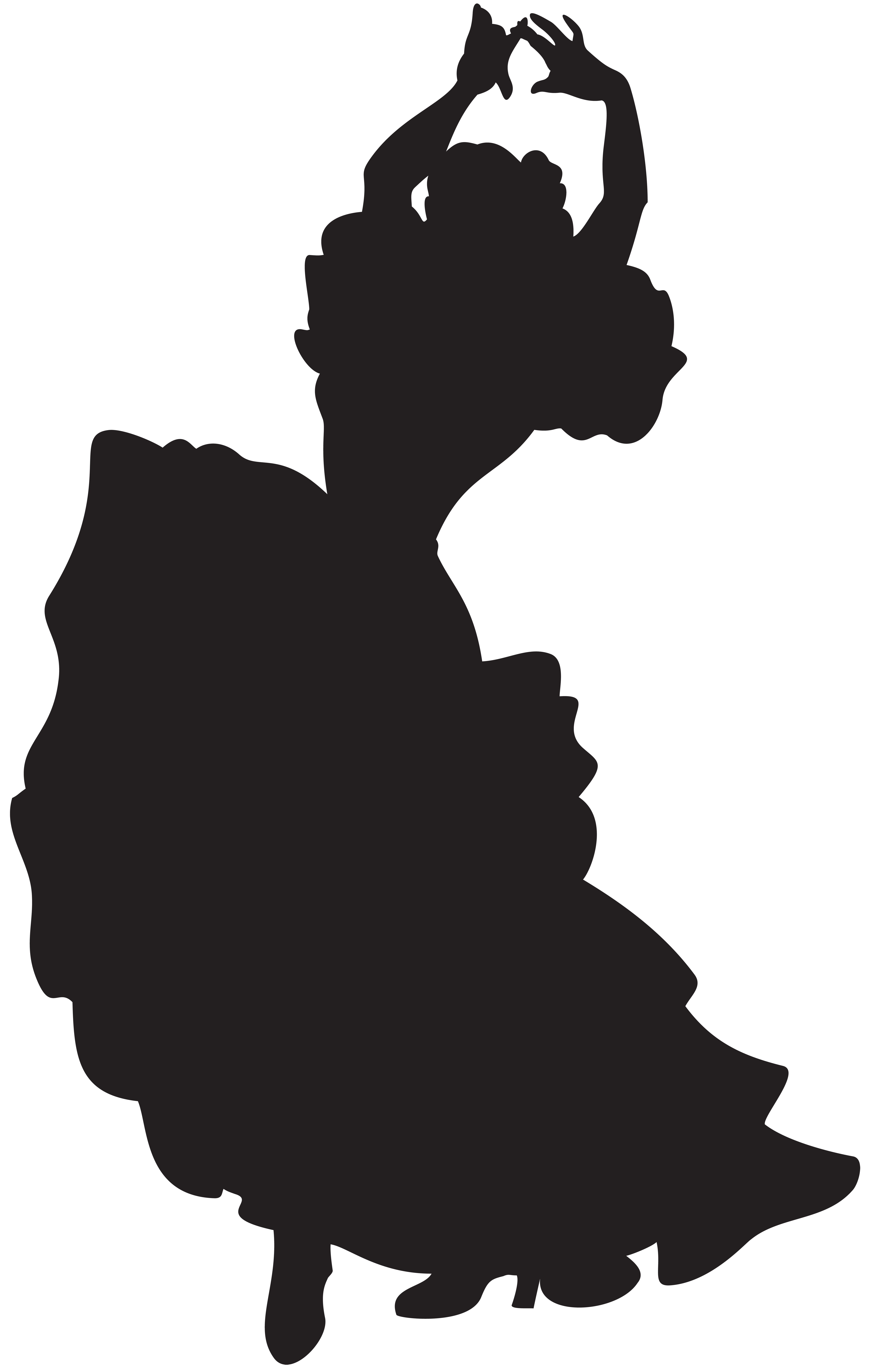 5091x8000 Spanish Dancer Silhouette Clip Art Imageu200b Gallery Yopriceville